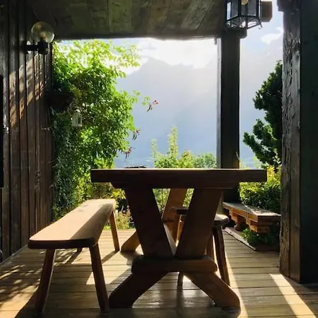 Logement Avec Jardin Et Vue Panoramique Montblanc Les Houches Exterior photo
