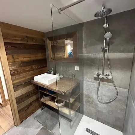 Logement Avec Jardin Et Vue Panoramique Montblanc Les Houches Exterior photo